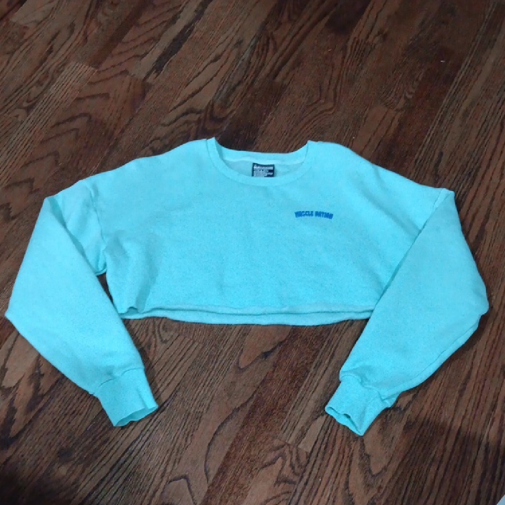 Teal Crop Top